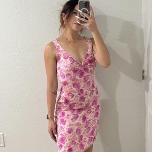 Andrea Polizzi for Rex Lester Black Sheath Dress Size 6 Party brunch pink